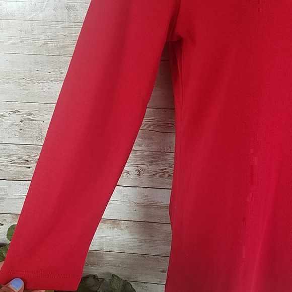 NWT, Rafaella, 0001, Red pullover top, Sz XSP - Picture 7 of 10